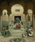unknow artist Arab or Arabic people and life. Orientalism oil paintings  326 oil painting on canvas